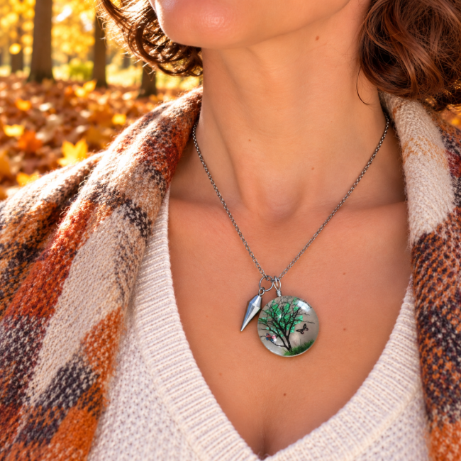 Collier pendule Arbréa
