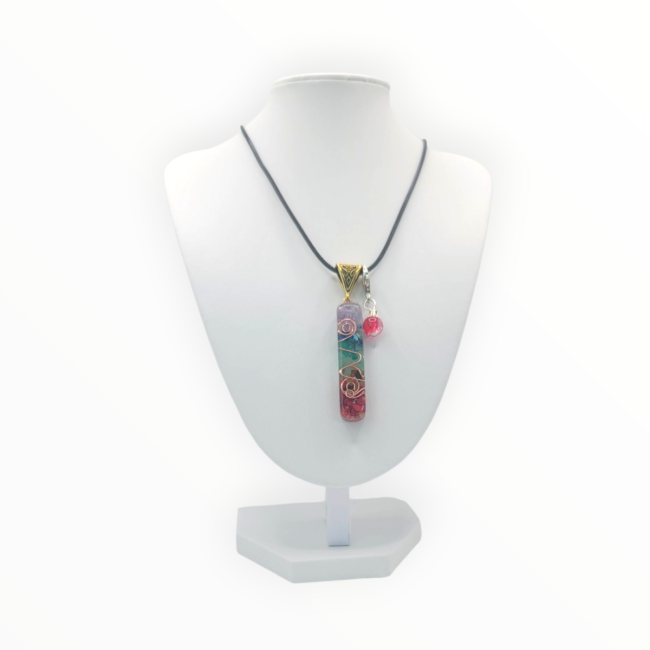 Collier pendule Elara