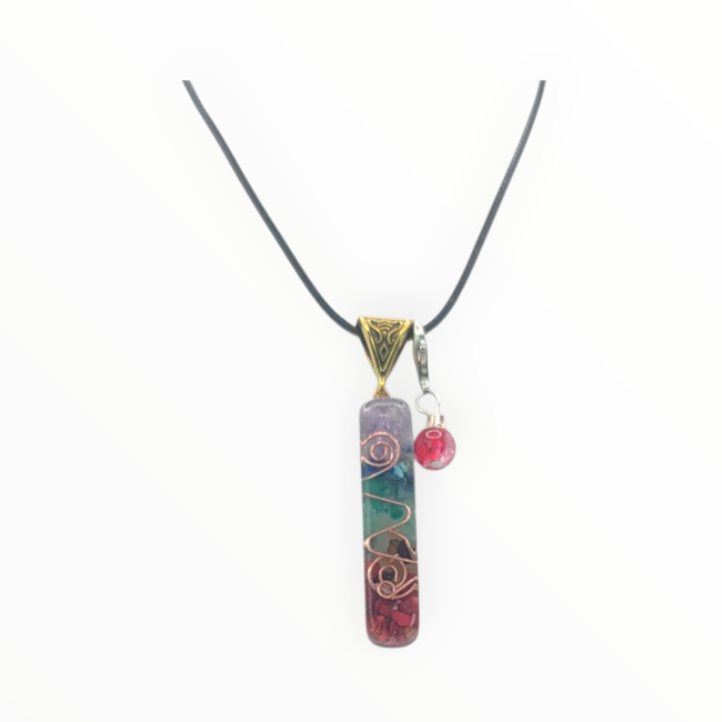 Collier pendule Elara
