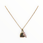 Collier pendule Divina rose